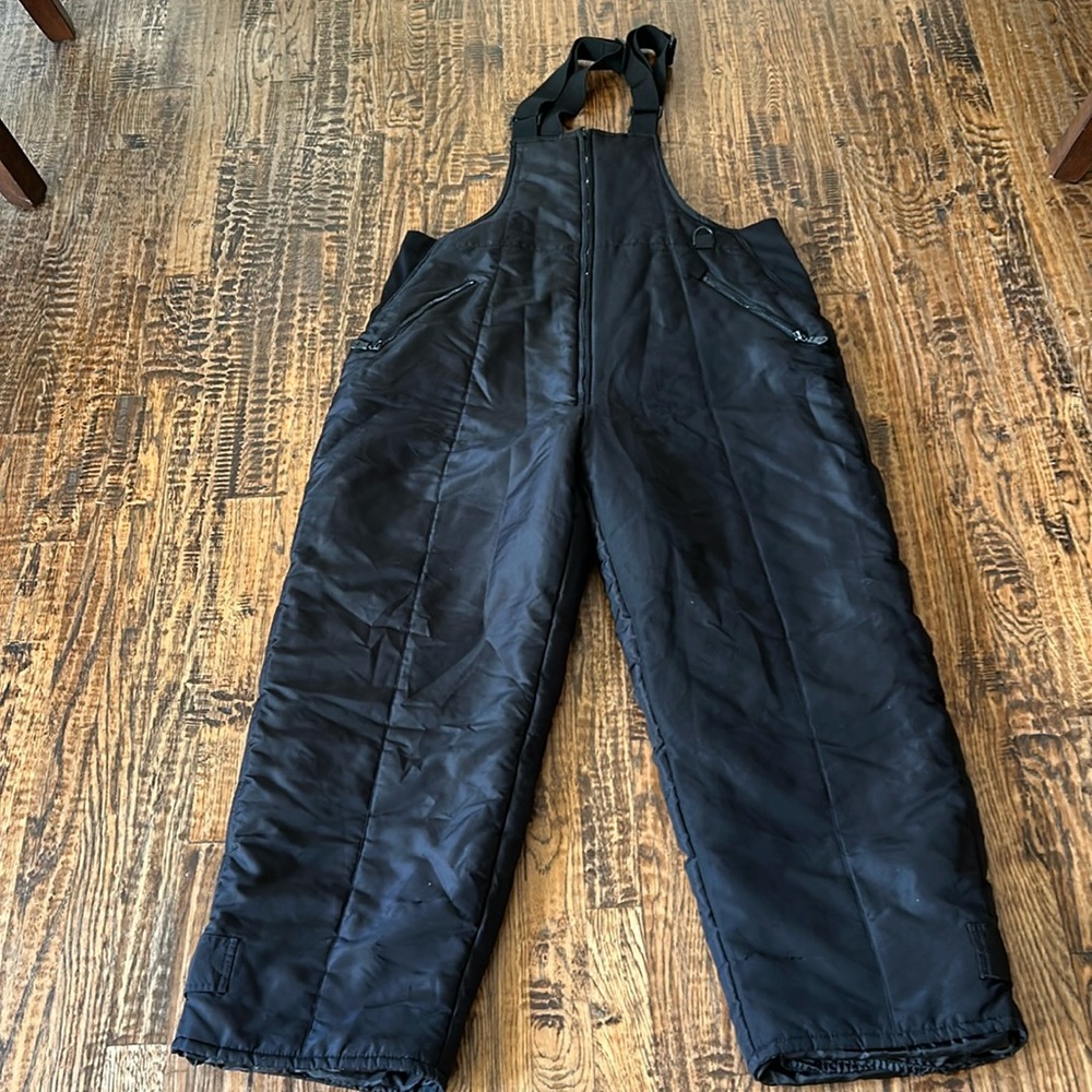Black ski/snow bibs L